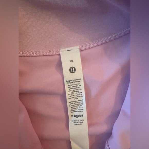 New with tags Lululemon Define Jacket Nulu. Light Pink. Vita Pink. Size 10. - Picture 12 of 14